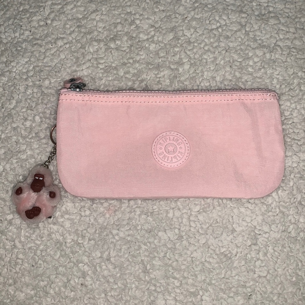 Kipling Pastel Pink Clutch Wallet